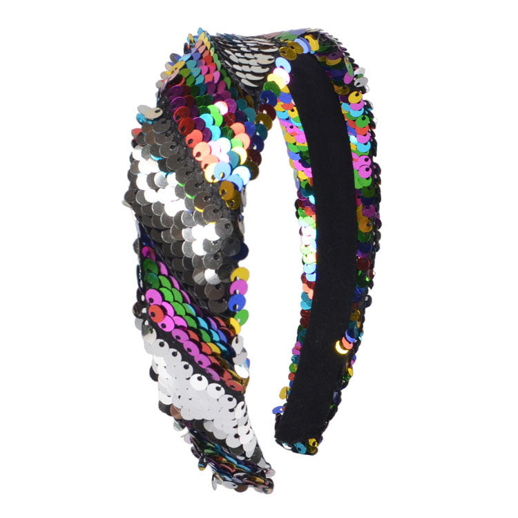 Flip Double-sided Sequined Headband