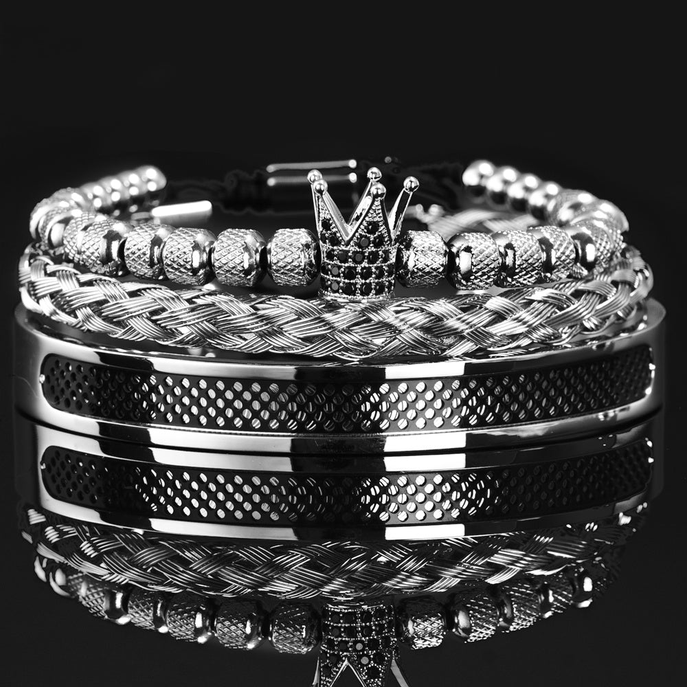 Boys And Girls Stainless Steel C Bracelet