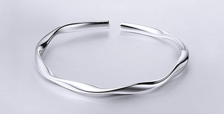 Sterling Silver Mobius Ring Bracelet Fashionable And High Level