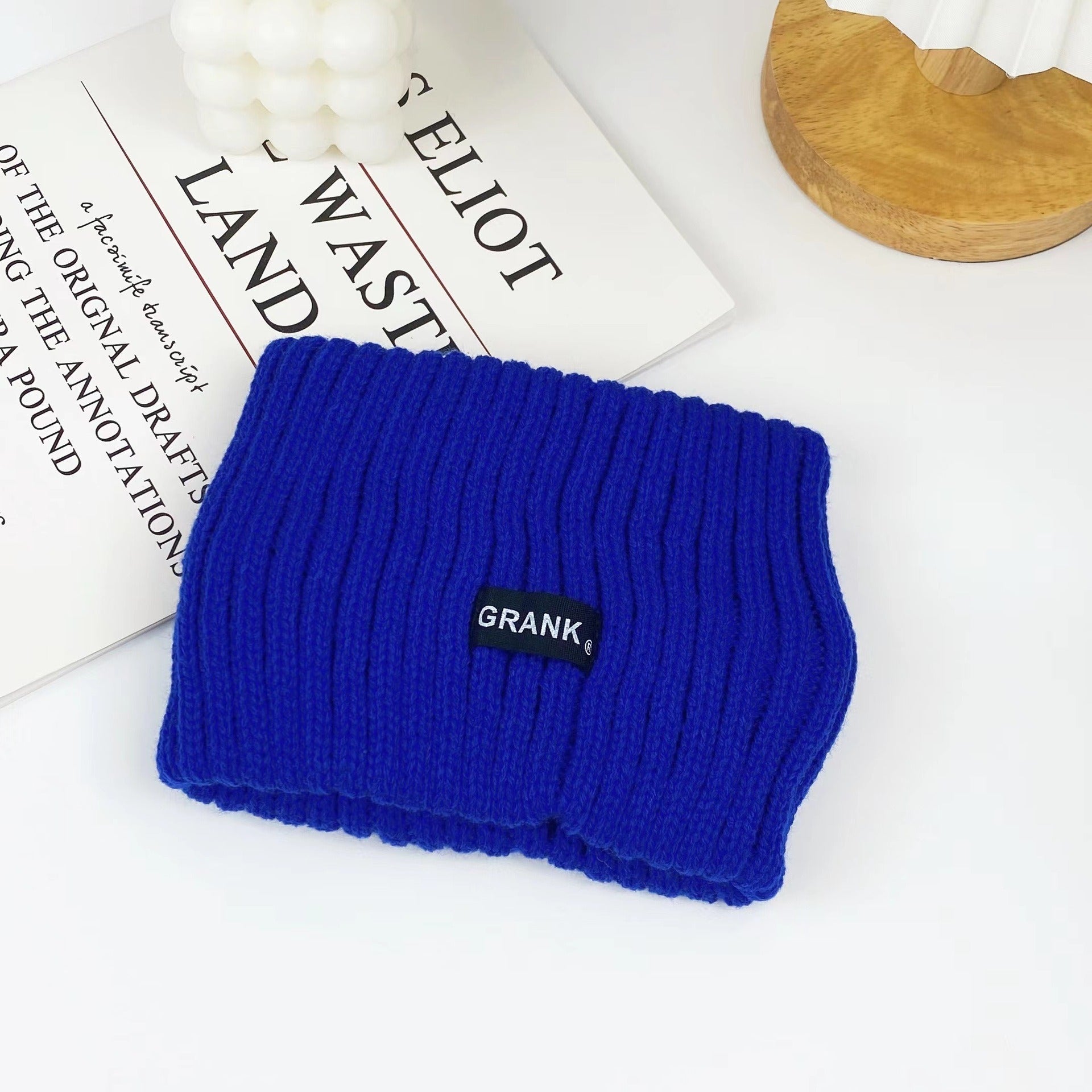 Solid Color Wool Wide-brimmed Knitted Headband Sports