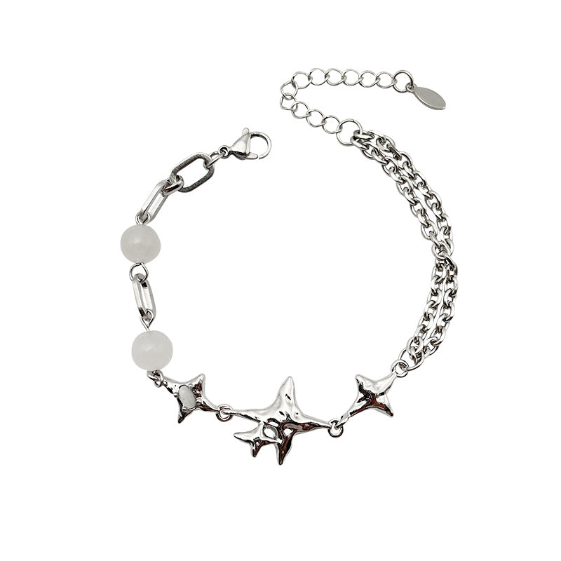 Women's Niche Design Simple Star Cat Eye Bracelet