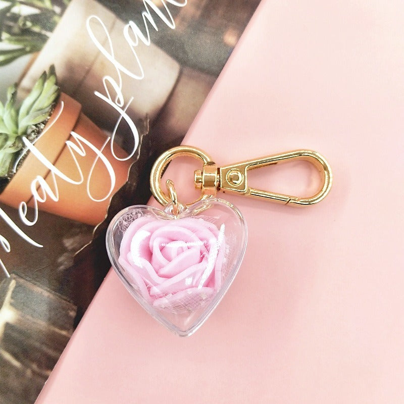 Valentine's Day Creative Gift Rose Forever Flower Key Chain