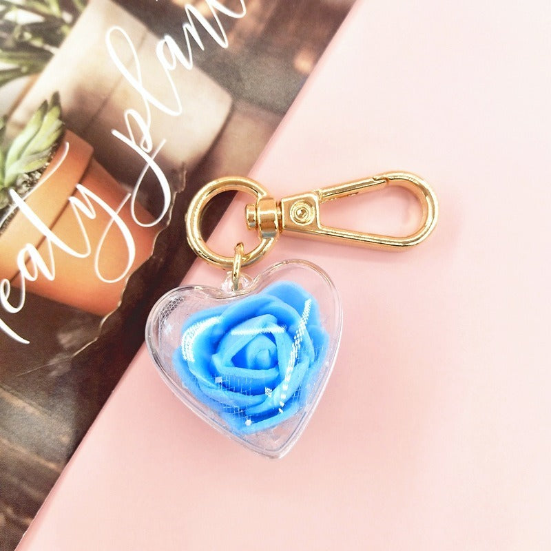 Valentine's Day Creative Gift Rose Forever Flower Key Chain