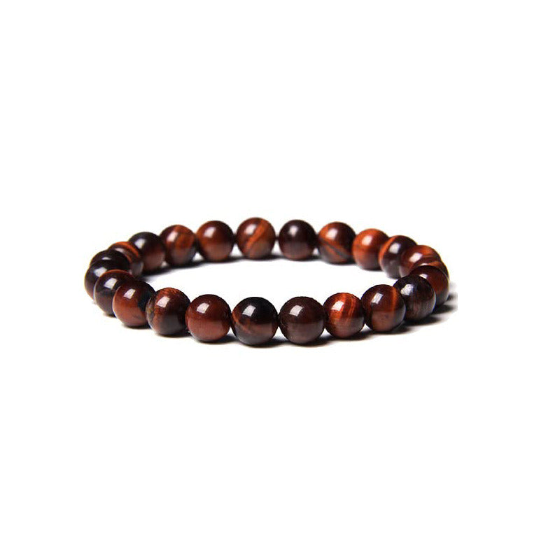 8mm Tigereye Iron Ore Men's And Women's Outdoor Yoga Stretch Bracelet Beads Agate Bracelet