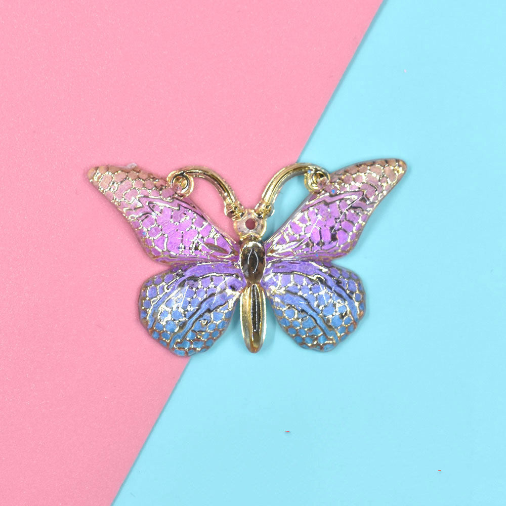 Ins Butterfly Accessories Diy Handmade Jewelry Drop Glue Mobile Phone Case Patch