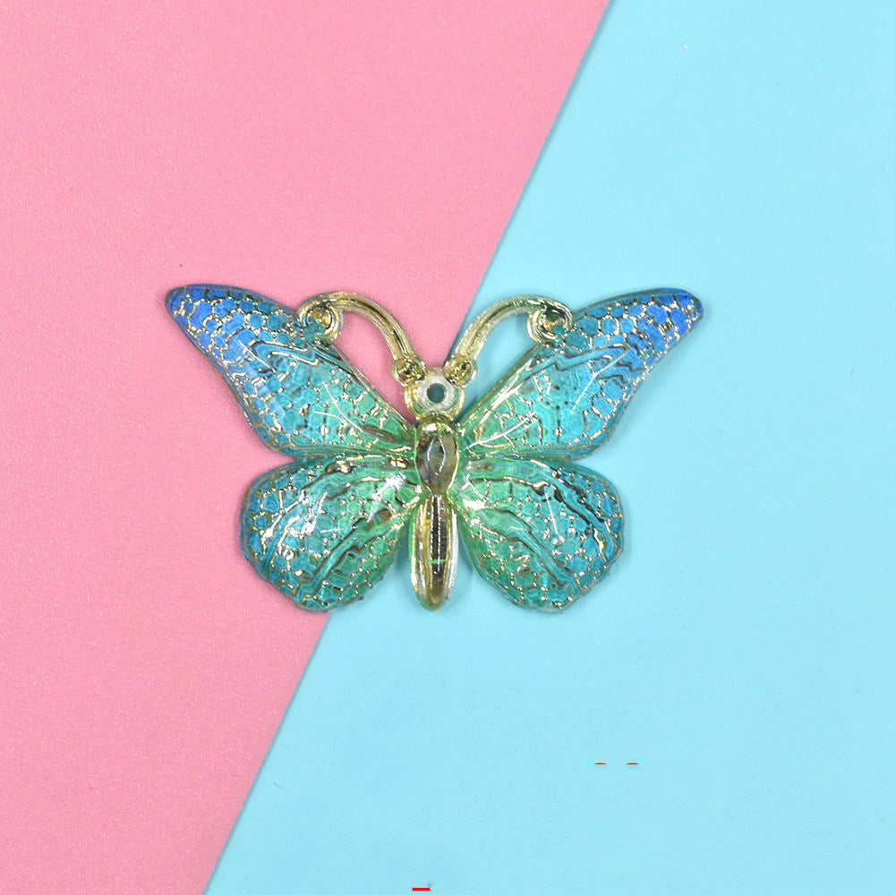 Ins Butterfly Accessories Diy Handmade Jewelry Drop Glue Mobile Phone Case Patch