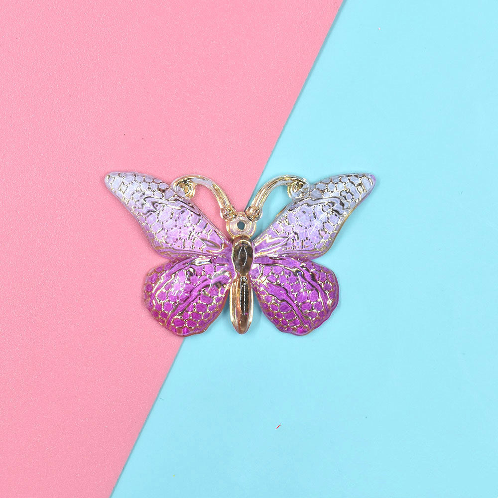 Ins Butterfly Accessories Diy Handmade Jewelry Drop Glue Mobile Phone Case Patch