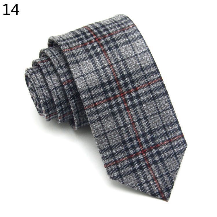 Fashionable And Casual Narrow Faux Cashmere Tie