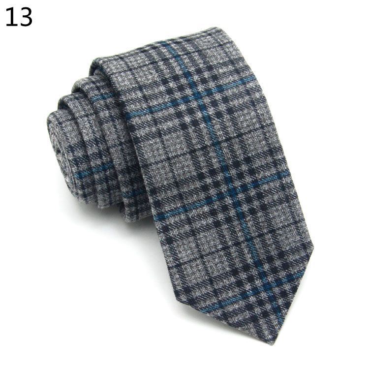 Fashionable And Casual Narrow Faux Cashmere Tie