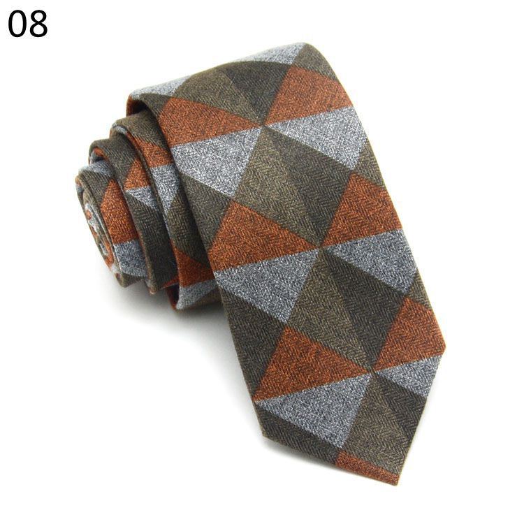 Fashionable And Casual Narrow Faux Cashmere Tie