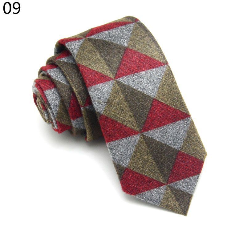 Fashionable And Casual Narrow Faux Cashmere Tie