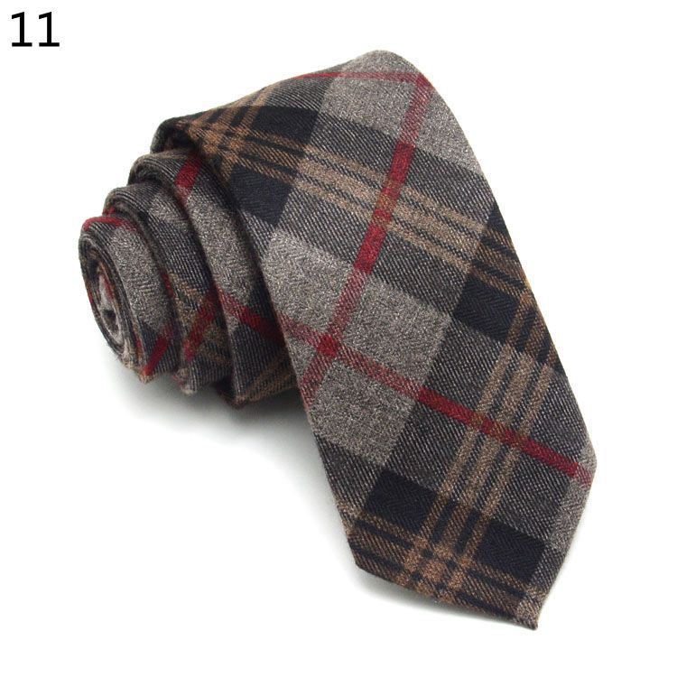 Fashionable And Casual Narrow Faux Cashmere Tie