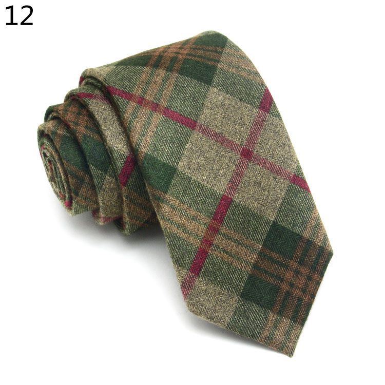 Fashionable And Casual Narrow Faux Cashmere Tie