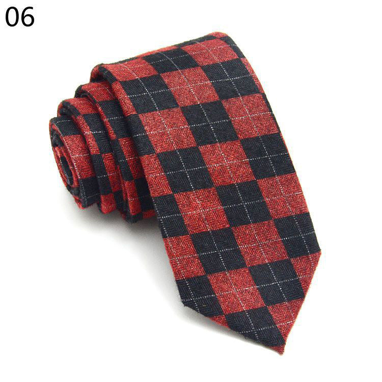 Fashionable And Casual Narrow Faux Cashmere Tie