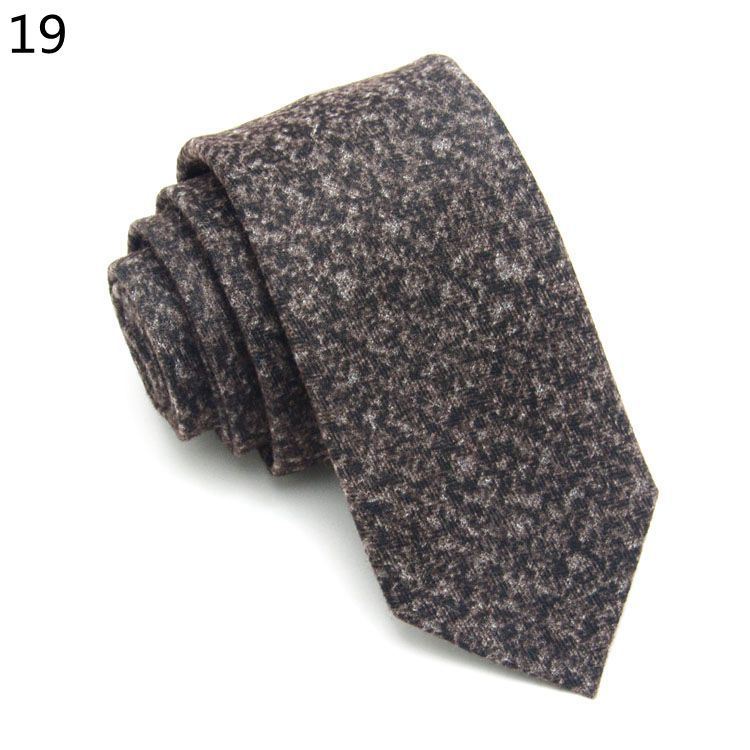 Fashionable And Casual Narrow Faux Cashmere Tie