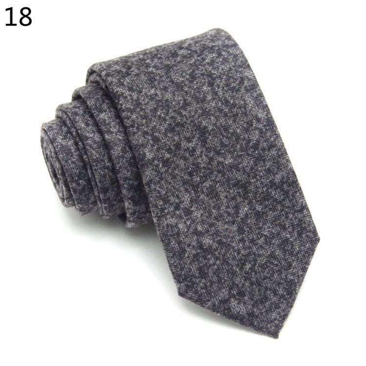 Fashionable And Casual Narrow Faux Cashmere Tie