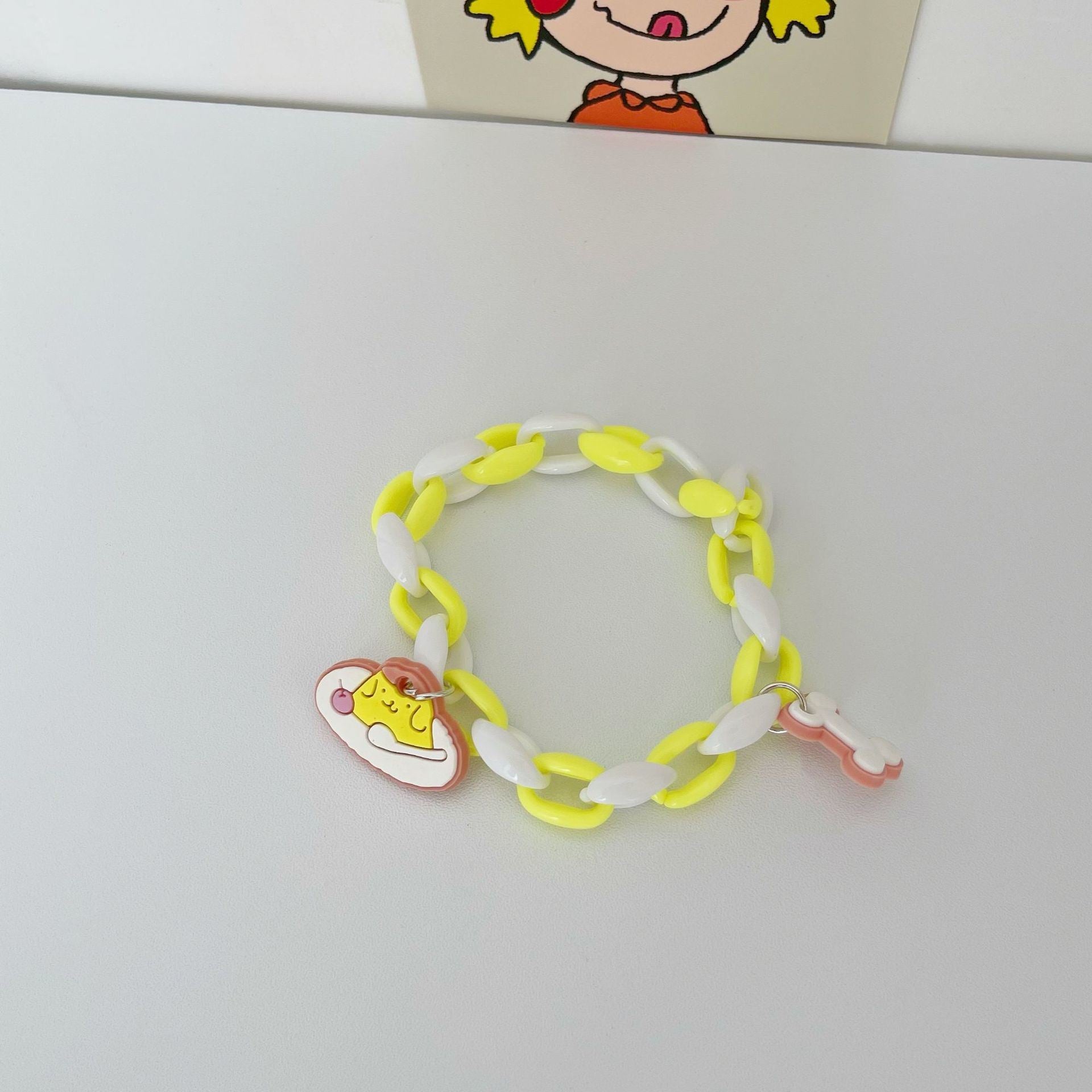 Schoolgirl's Soft Cute Gummy Bear Bracelet