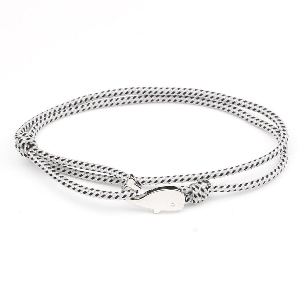 Boat Anchor Women's Cute Dancing Whale Bracelet