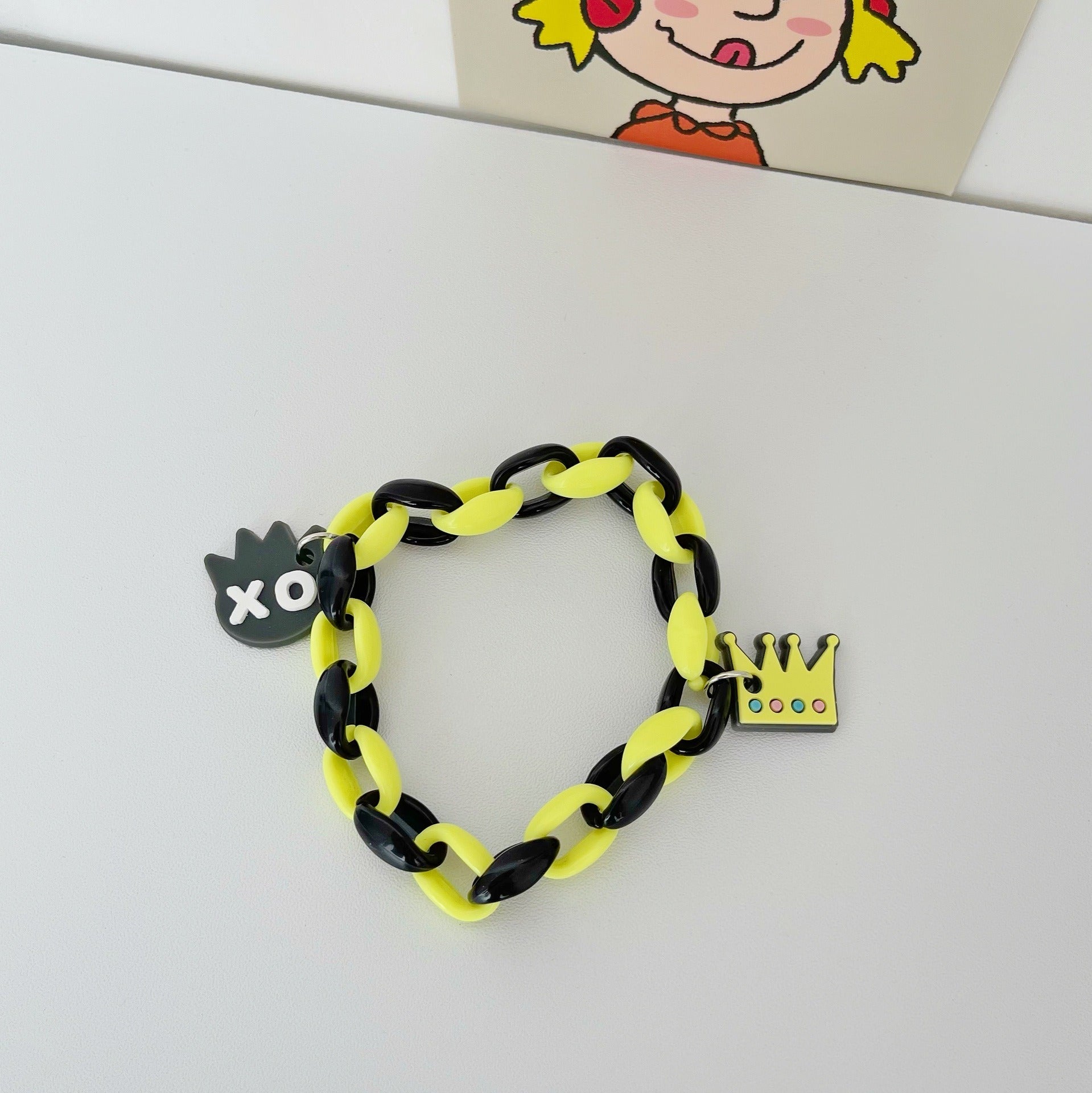 Schoolgirl's Soft Cute Gummy Bear Bracelet