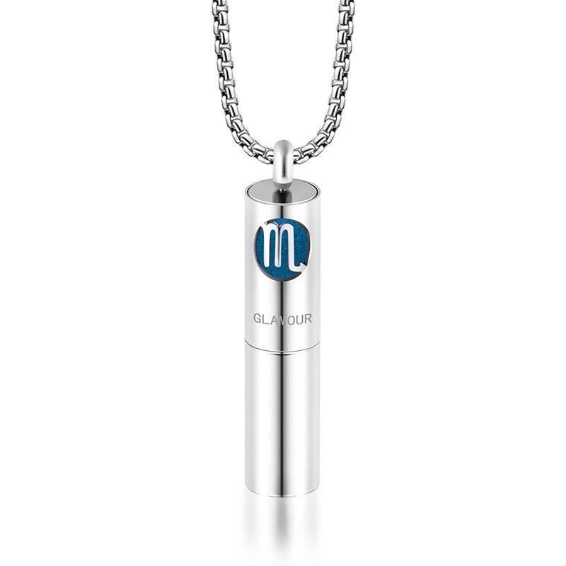 Aromatherapy Pendant Stainless Steel Perfume Necklace