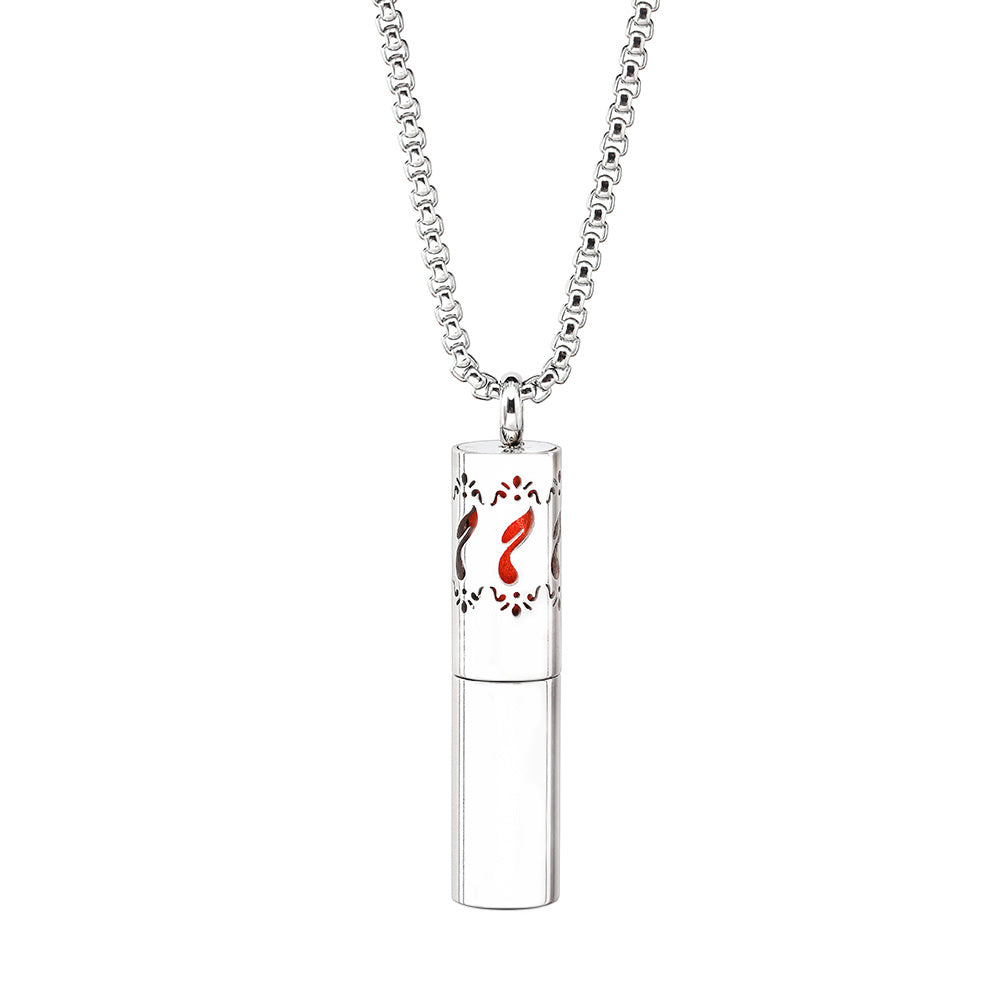 Aromatherapy Pendant Stainless Steel Perfume Necklace