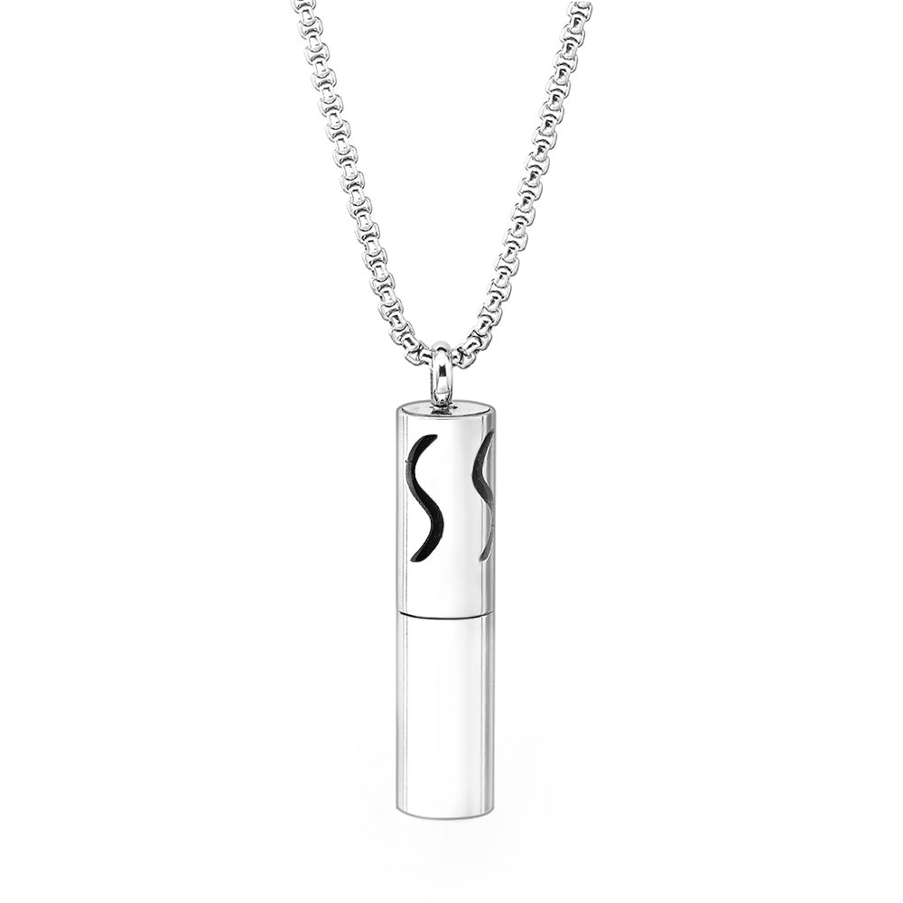 Aromatherapy Pendant Stainless Steel Perfume Necklace