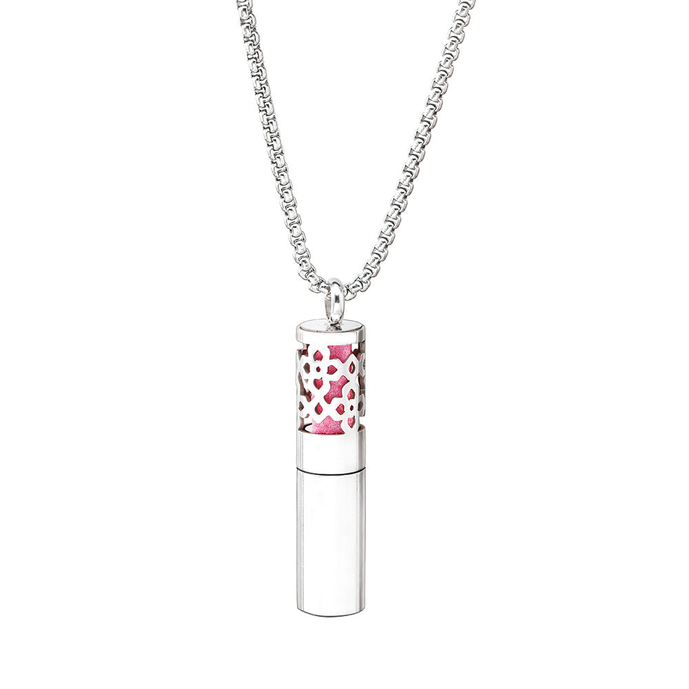 Aromatherapy Pendant Stainless Steel Perfume Necklace