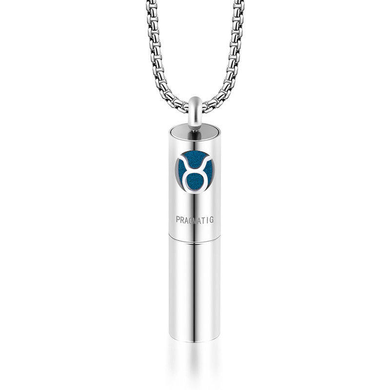 Aromatherapy Pendant Stainless Steel Perfume Necklace