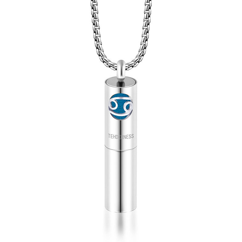 Aromatherapy Pendant Stainless Steel Perfume Necklace