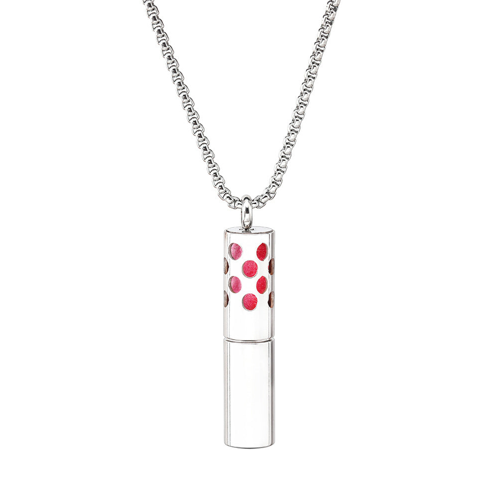 Aromatherapy Pendant Stainless Steel Perfume Necklace