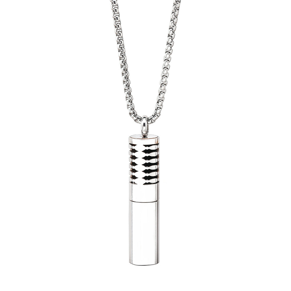 Aromatherapy Pendant Stainless Steel Perfume Necklace