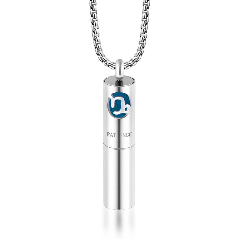 Aromatherapy Pendant Stainless Steel Perfume Necklace