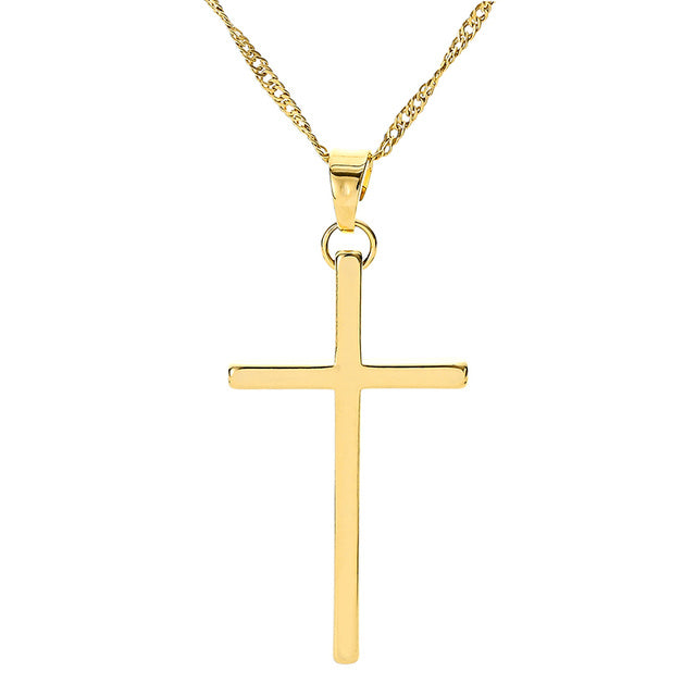 Fashion Cross Chain Necklace Women Neckwear