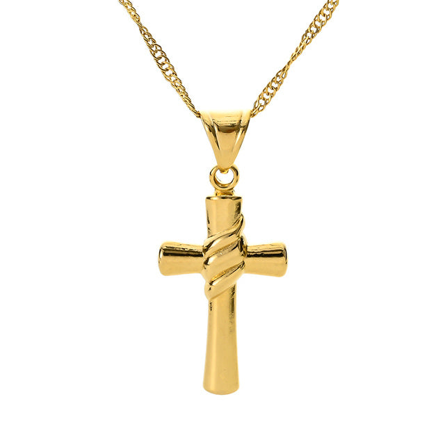 Fashion Cross Chain Necklace Women Neckwear