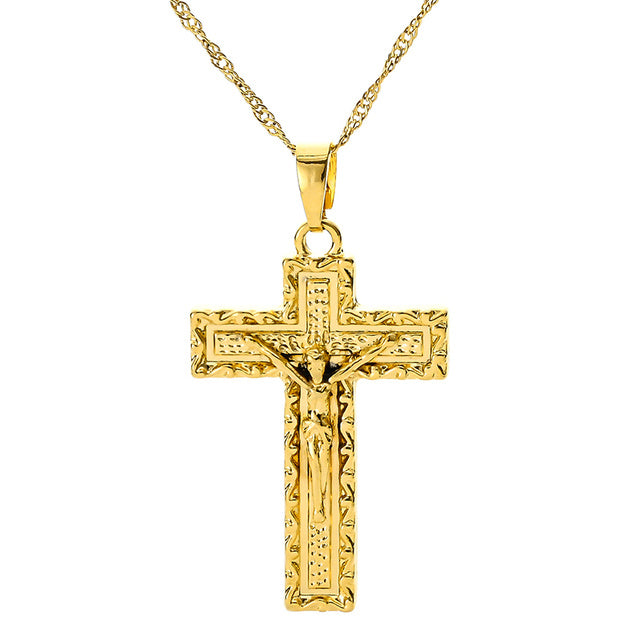 Fashion Cross Chain Necklace Women Neckwear