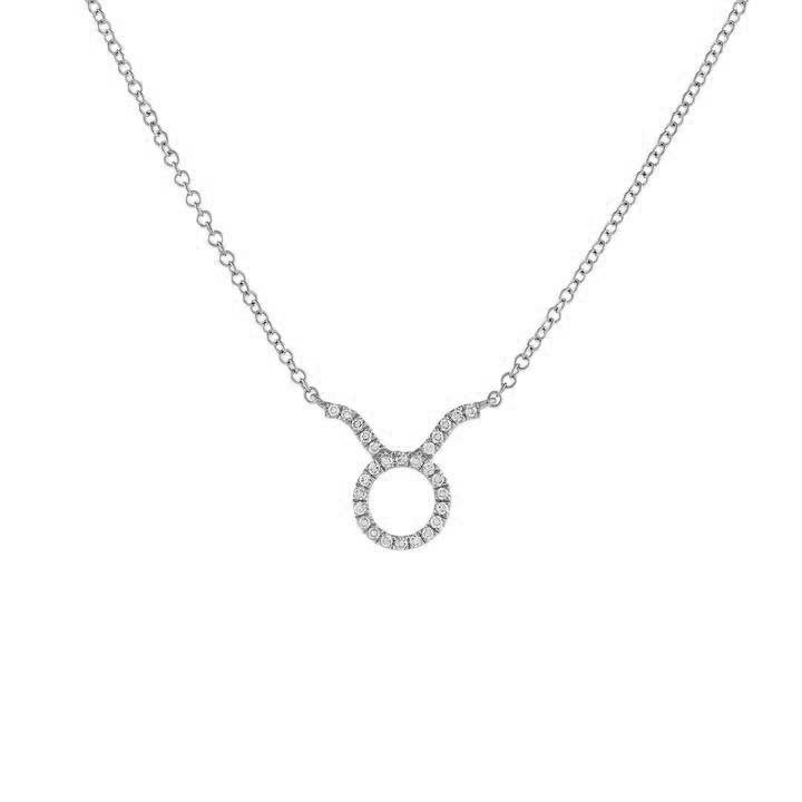 Fashion Simple Zodiac Zircon Necklace Set