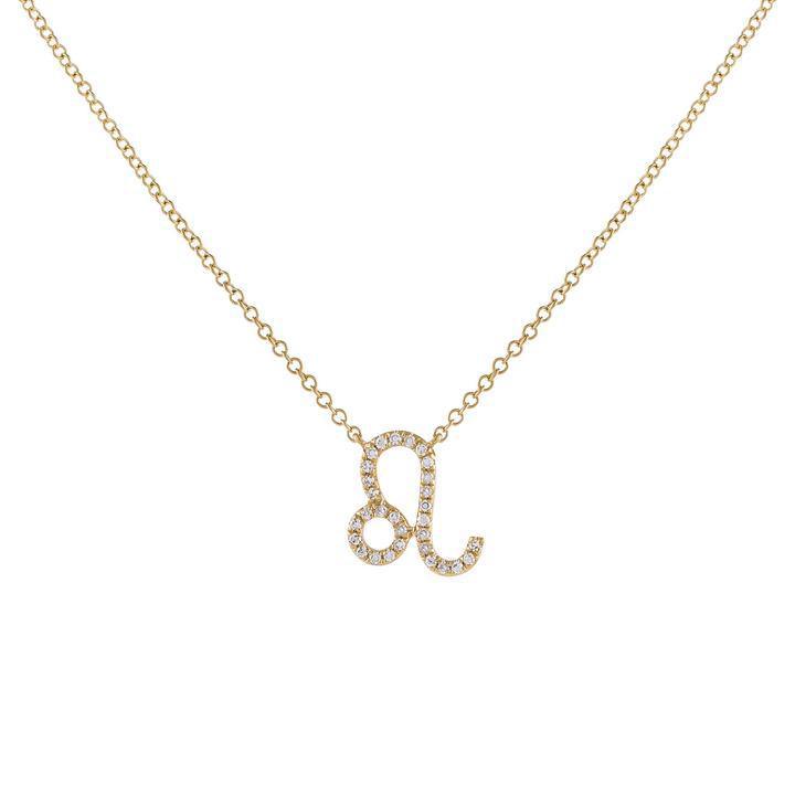 Fashion Simple Zodiac Zircon Necklace Set