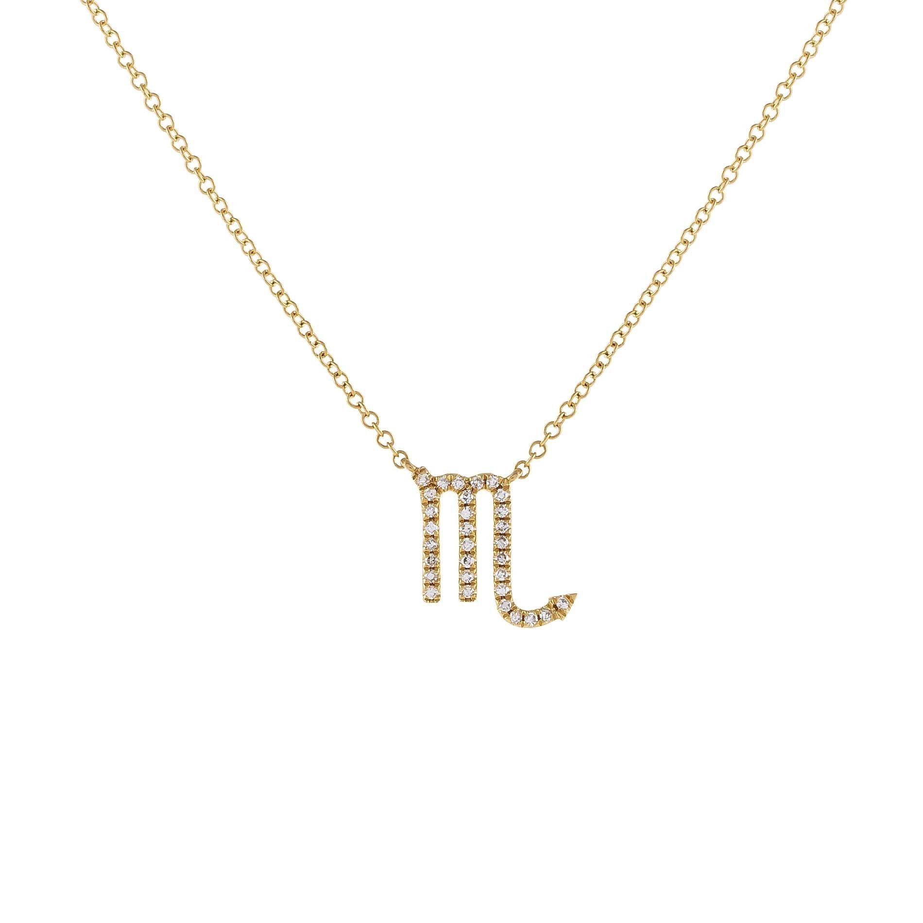 Fashion Simple Zodiac Zircon Necklace Set