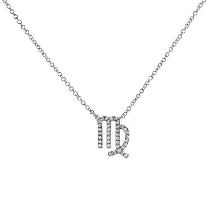 Fashion Simple Zodiac Zircon Necklace Set