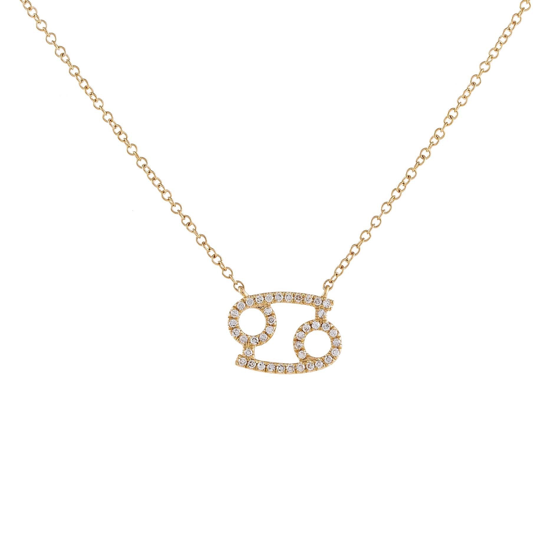 Fashion Simple Zodiac Zircon Necklace Set