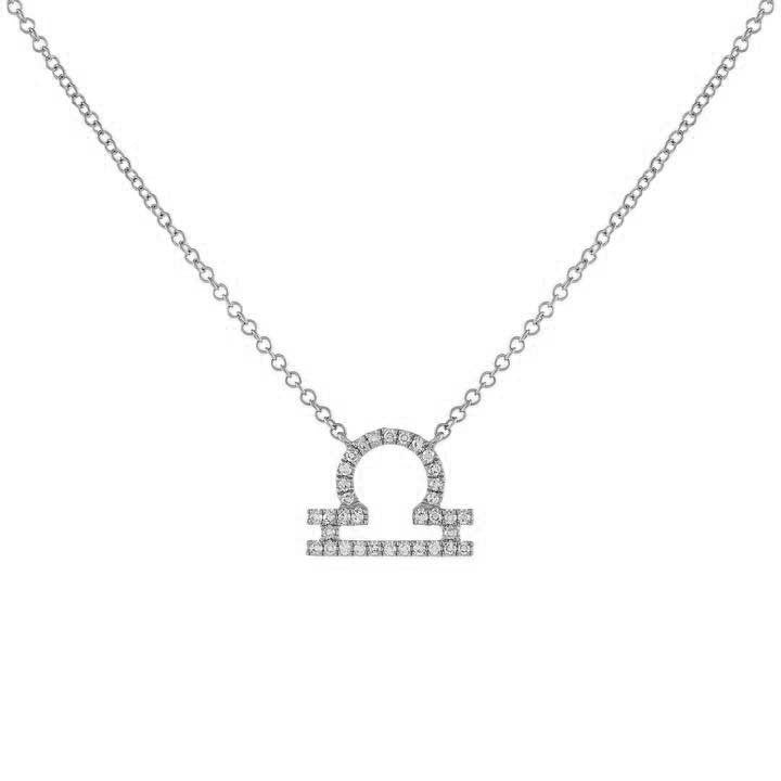 Fashion Simple Zodiac Zircon Necklace Set