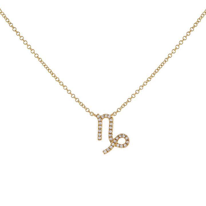 Fashion Simple Zodiac Zircon Necklace Set