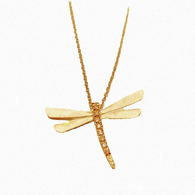 Women's Fashion Dragonfly Shape Pendant Necklace