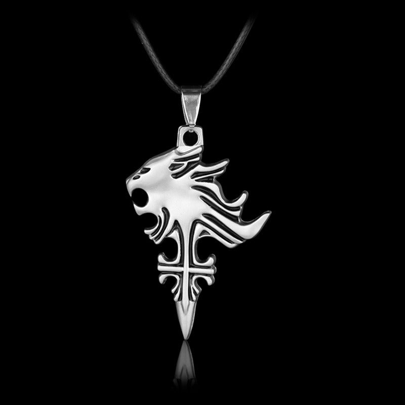 Men's And Women's Fashion Geometric Alloy Pendant Necklace