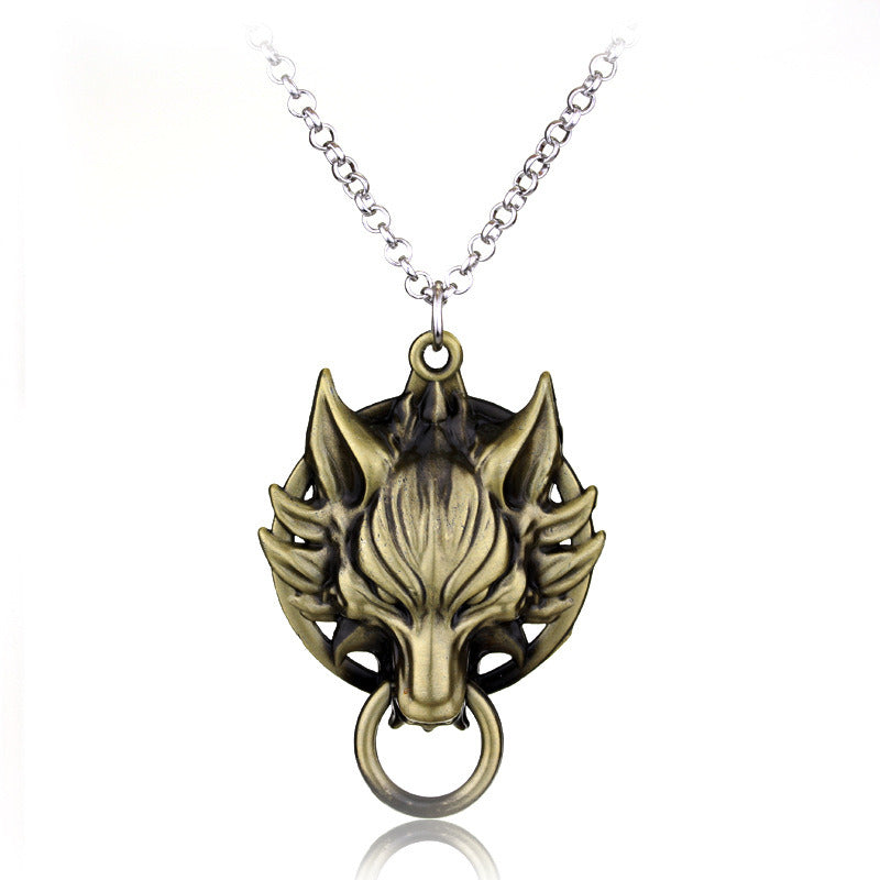 Men's And Women's Fashion Geometric Alloy Pendant Necklace