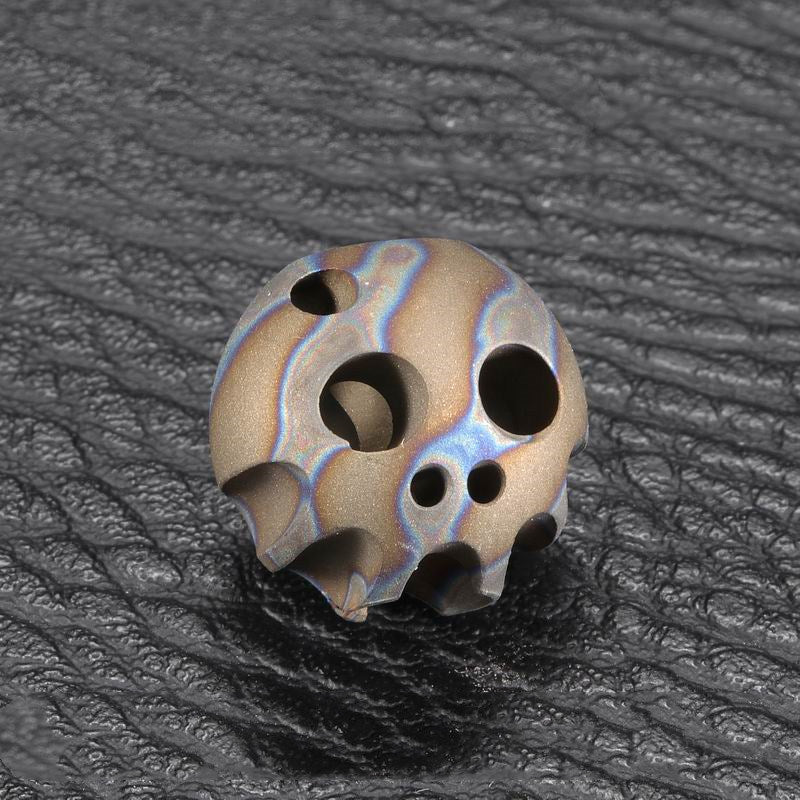 Titanium Bucktooth Skull Pendant Knife Pendant