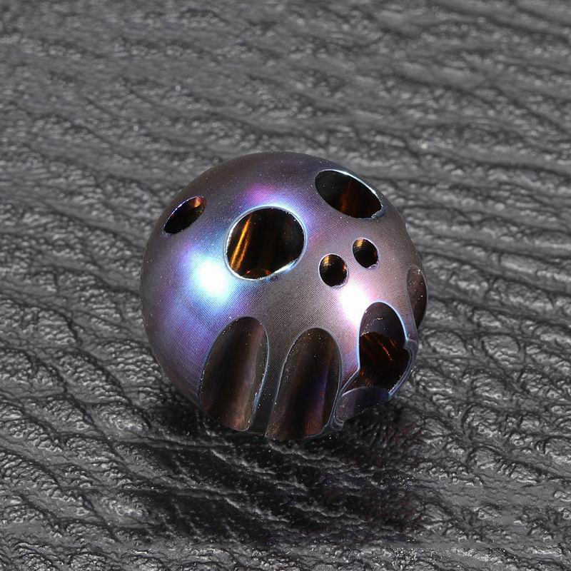 Titanium Bucktooth Skull Pendant Knife Pendant