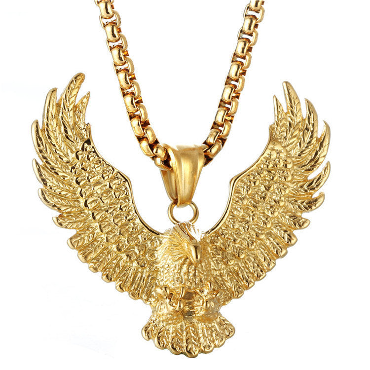 Fashion Eagle Pendant Punk Necklace Vintage