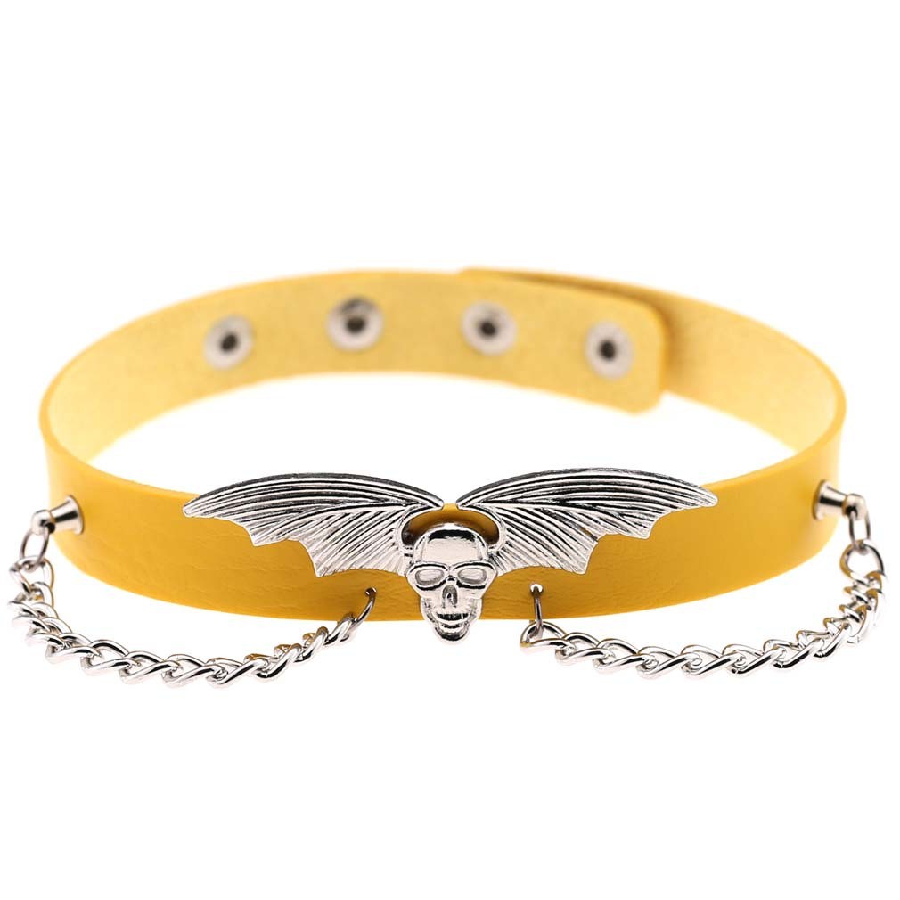 Punk Halloween Christmas Necklace Animal Bat Wings