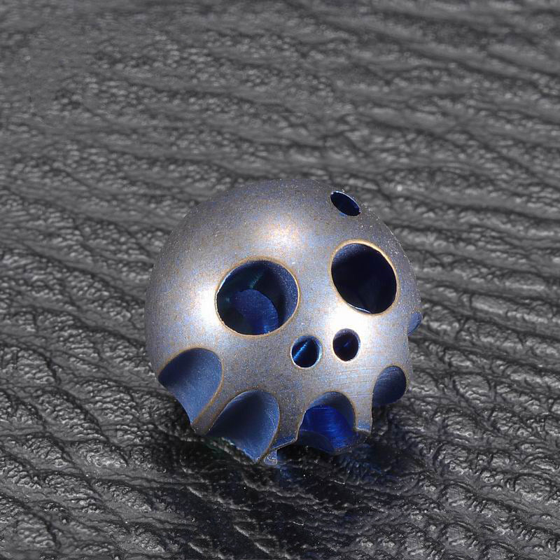 Titanium Bucktooth Skull Pendant Knife Pendant